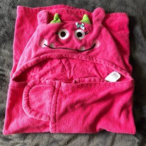 Pink Monster Bath Robe OS